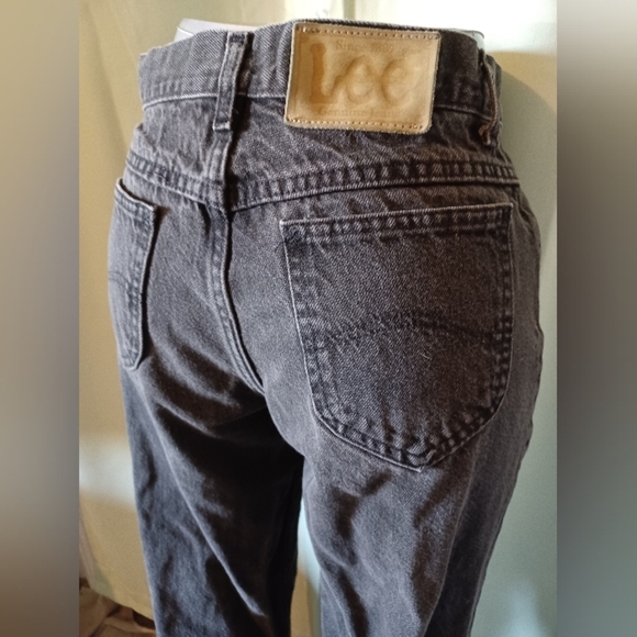 A Lee Vintage Men's Women's Unisex Black Jeans - Picture 2 of 6